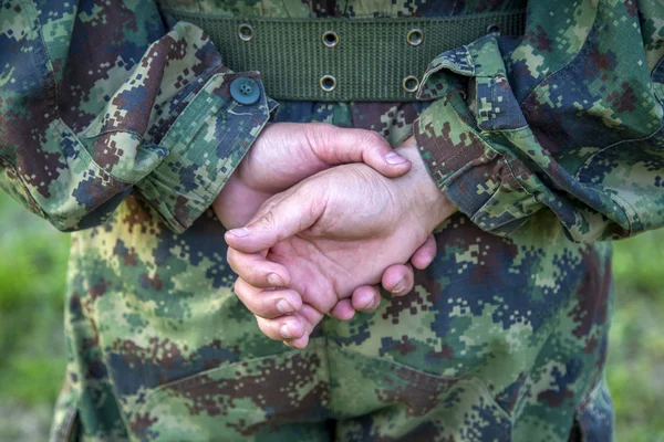 Military forces in Serbia — Stock Photo, Image