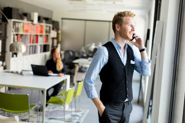 Young redhead businessman — Stock Photo, Image