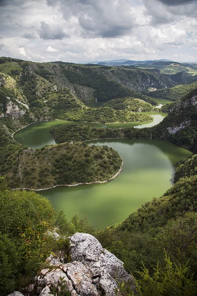 Rio Uvac na Sérvia — Fotografia de Stock