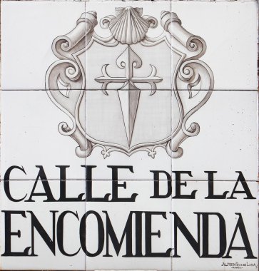 Madrid sokak işareti