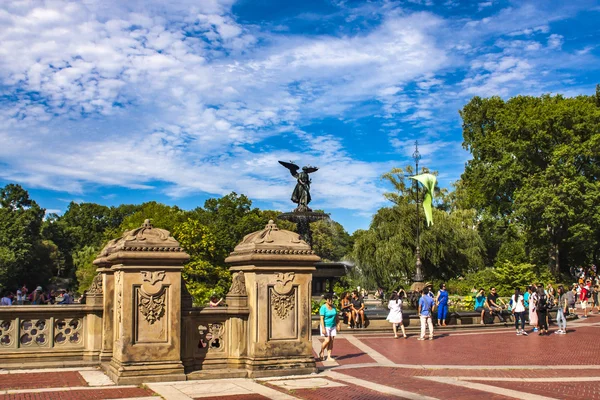 Bethesda Fountain in New York — Stock Photo, Image