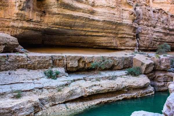 Wadi Shab in Oman