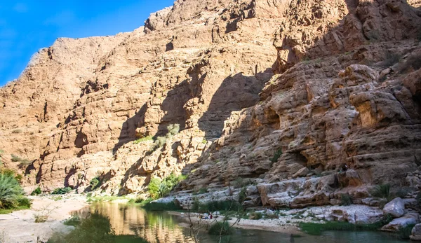 Wadi Shab in Oman — Stockfoto