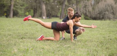 Çift eğitim açık havada