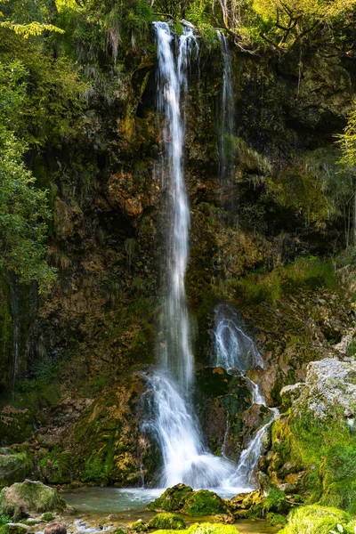 Vista Cascada Gostilje Montaña Zlatibor Serbia — Foto de Stock