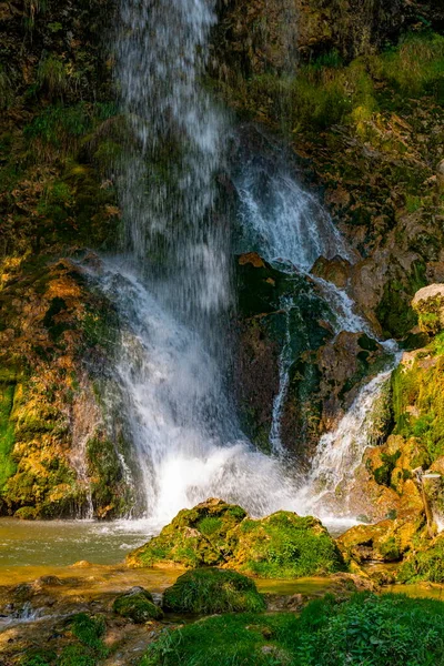 Vue Cascade Gostilje Montagne Zlatibor Serbie — Photo