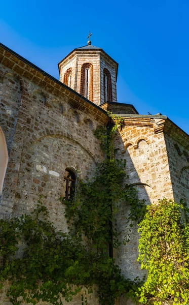 Pohled Klášter Raca Století Blízkosti Bajina Basta Srbsku — Stock fotografie