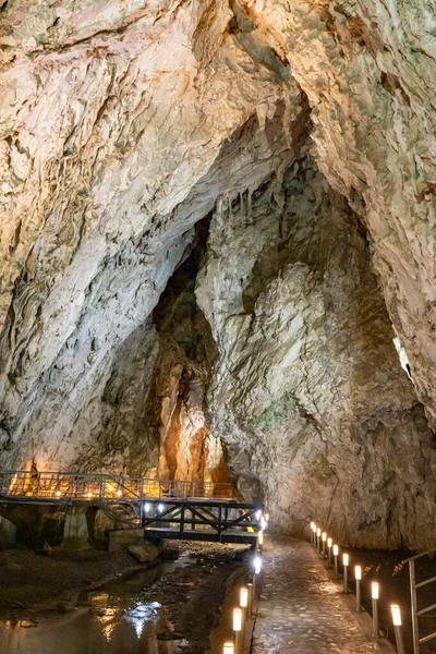 Vista Caverna Stopica Montanha Zlatibor Sérvia — Fotografia de Stock