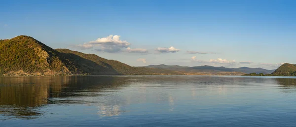 Utsikt Över Donau Ravinen Djerdap Vid Gränsen Mellan Serbien Och — Stockfoto