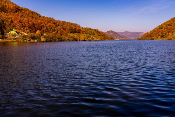 Vista Desfiladero Del Danubio Djerdap Frontera Serbio Rumana — Foto de Stock