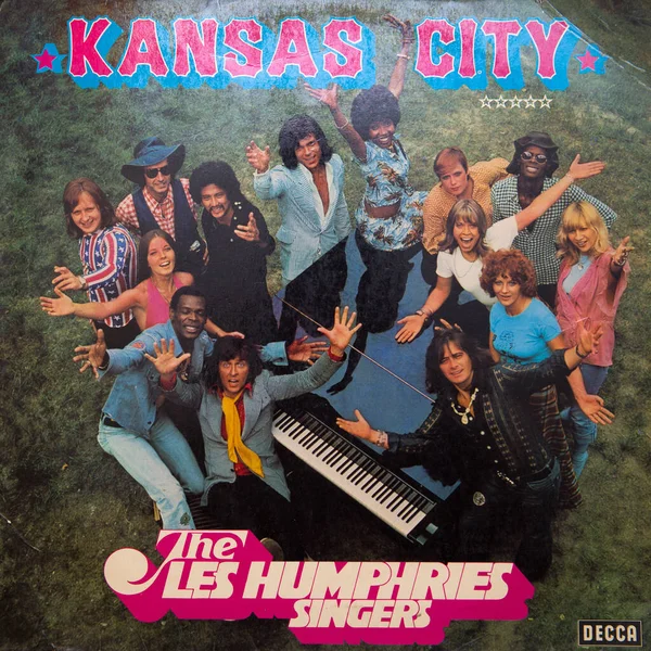 Cover Vinyl Album Kansas City Les Humphries Singers Album Released — Stock Photo, Image