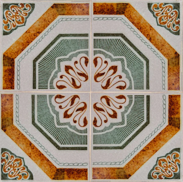 Detail Traditional Tiles Valencia Spain — Stock Photo, Image