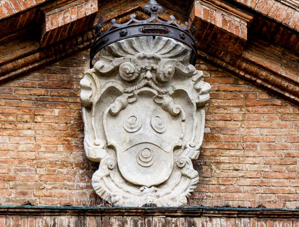 Detail Van San Cristoforo Kerk Siena Italië — Stockfoto