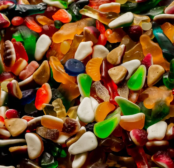 Stanbul Türkiye Bir Pazarda Renkli Şekerlemelere Yakın Çekim — Stok fotoğraf