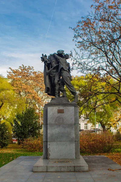 Monument Brotherhood Sbratren Par Sculpteur Tchèque Karel Pokorny Dans Les — Photo