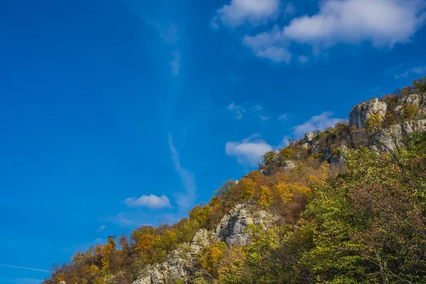 Vue Gorge Danube Djerdap Frontière Entre Serbie Roumanie — Photo