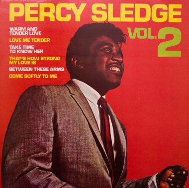 BELGRAD, SERBIA - 23 Ekim 2019: Plak albümü Percy Sledge Star-Collection Vol 'un kapağı. 2