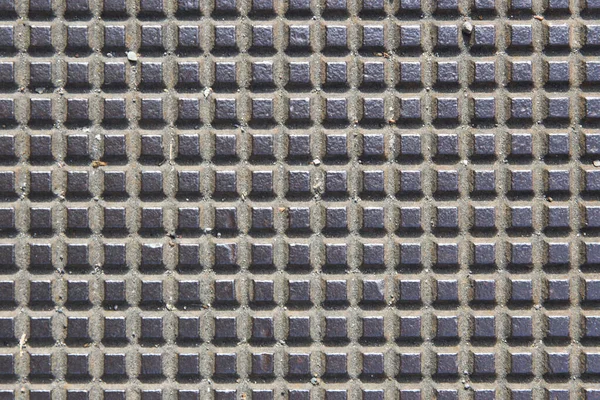 Detail Old Square Metal Pattern Backdrop — Stock Photo, Image