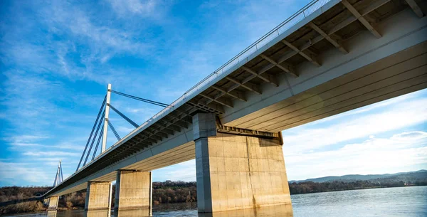 Utsikt Över Liberty Bron Novi Sad — Stockfoto