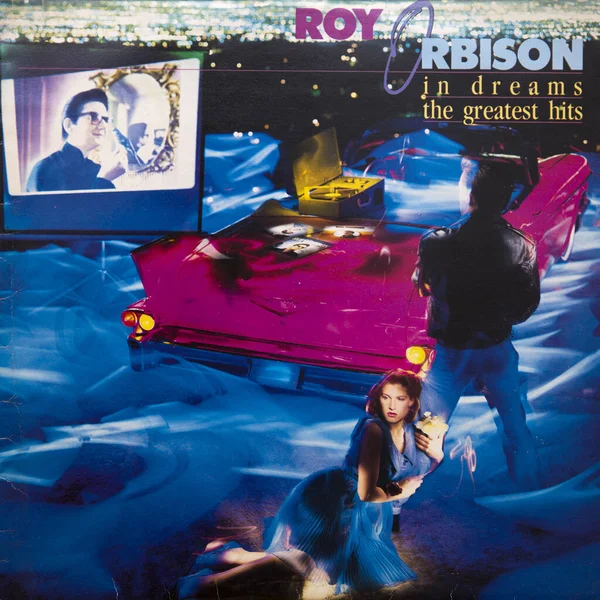 Couverture Album Vinyle Dreams Greatest Hits Roy Orbison Cet Album — Photo
