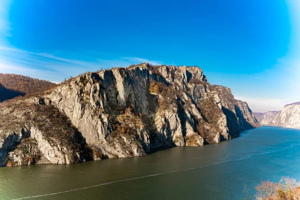 Blick Auf Die Donauschlucht Djerdap Der Serbisch Rumänischen Grenze — Stockfoto