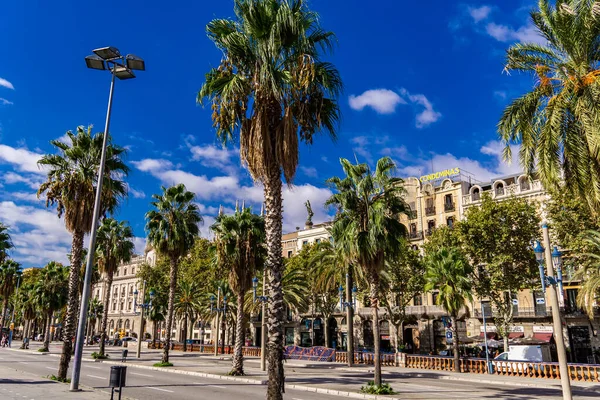 Barcelona España Octubre 2019 Casa Condeminas Barcelona España Este Edificio —  Fotos de Stock