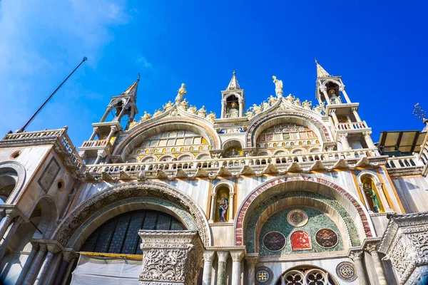 Detail Van Basiliek Van San Marco Venetië Italië — Stockfoto