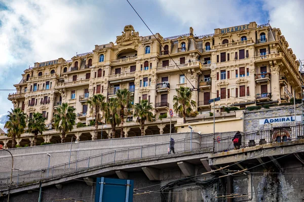 Genoa Italië Maart 2018 Grand Hotel Miramare Genua Italië Het — Stockfoto