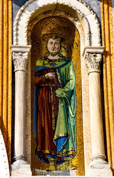 Detalhe Basílica São Marcos Veneza Itália — Fotografia de Stock