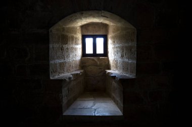 Interior of Kolossi castle, Crusader stronghold on Cyprus