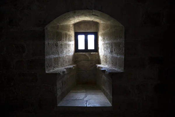 Interior Kolossi Castle Crusader Stronghold Cyprus — Stock Photo, Image