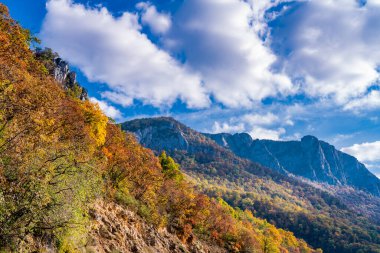 Sırbistan'ın Cerdap kentindeki Tuna geçidinde manzara
