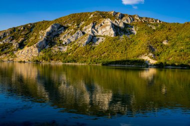 Sırbistan'ın Cerdap kentindeki Tuna geçidinde manzara