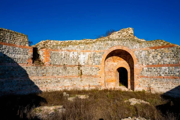 Restos Antigo Complexo Romano Palácios Templos Felix Romuliana Perto Gamzigrad — Fotografia de Stock