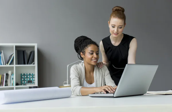 Vrouwen in het kantoor — Stockfoto