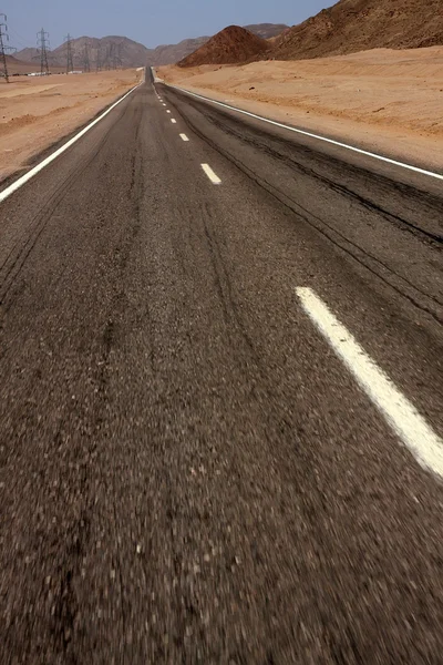 Strada del deserto — Foto Stock