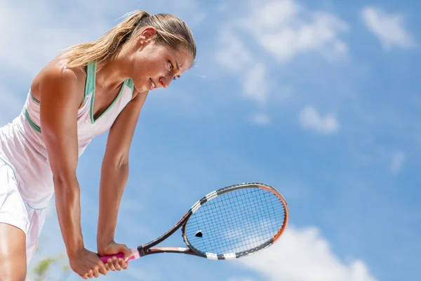 Tennisspielerin — Stockfoto