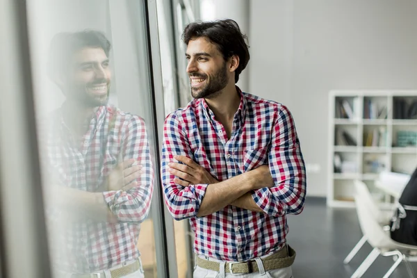 Young man in the office — Stock Photo, Image