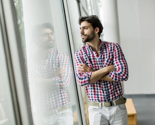 Young man in the office — Stock Photo, Image