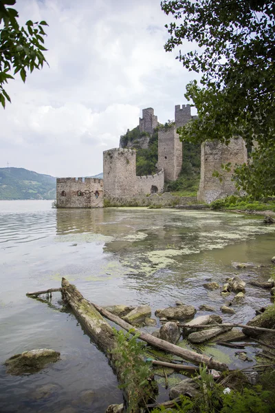 Twierdza Golubac w Serbii — Zdjęcie stockowe