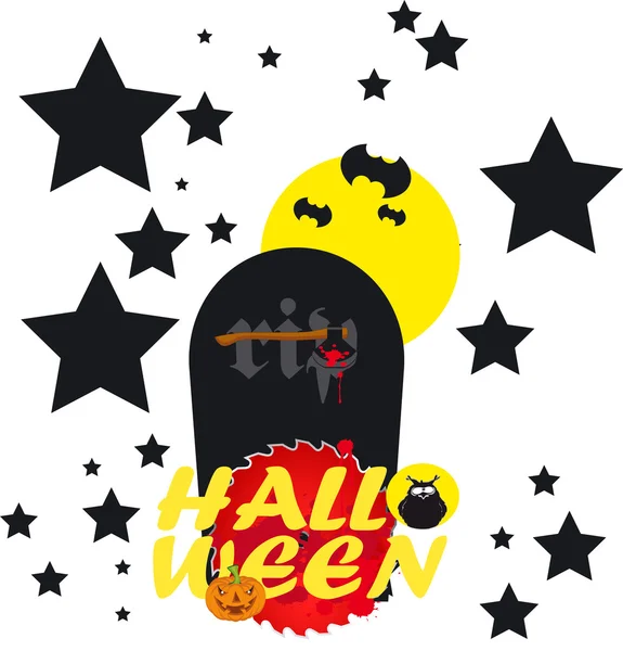 Halloween. — Vetor de Stock