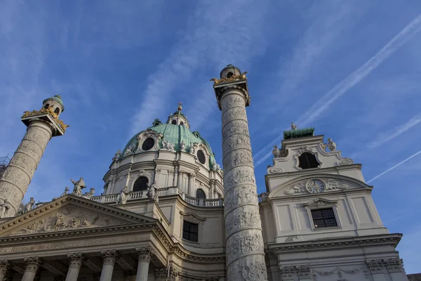 Karlskirche 维也纳 — 图库照片