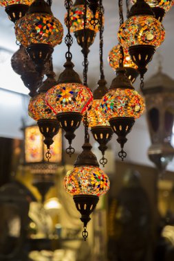 Oriental lamps clipart