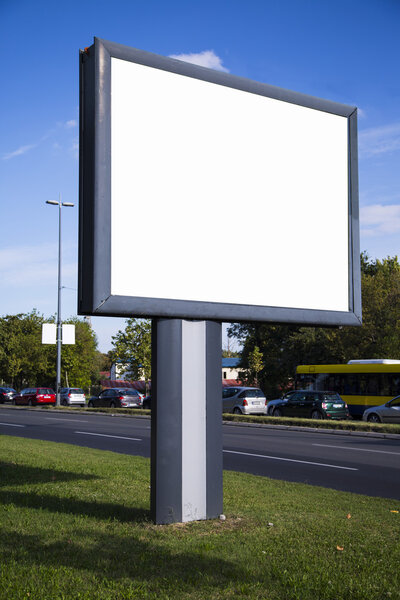 Empty billboard