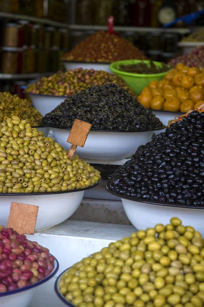 Olives for sale Royalty Free Stock Images
