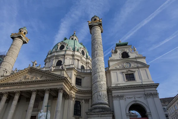 Karlskirche 维也纳 — 图库照片