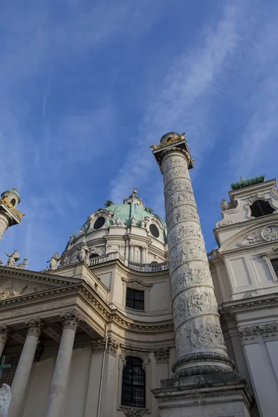 Karlskirche 维也纳 — 图库照片