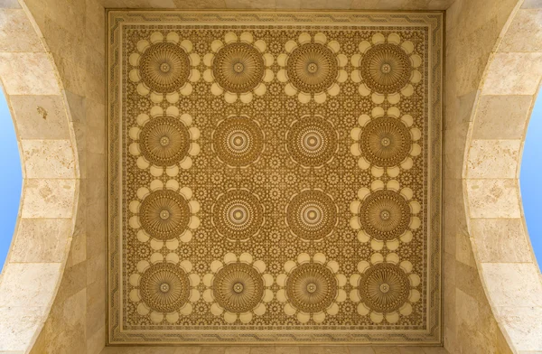 Detalhe da mesquita Hassan II em Casablanca, Marrocos — Fotografia de Stock