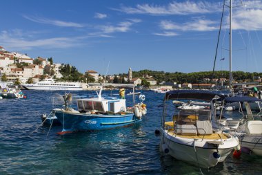 Hvar Marina'da tekneler