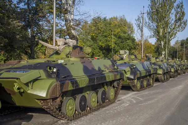 Піхоти боротьба транспортних засобів — стокове фото